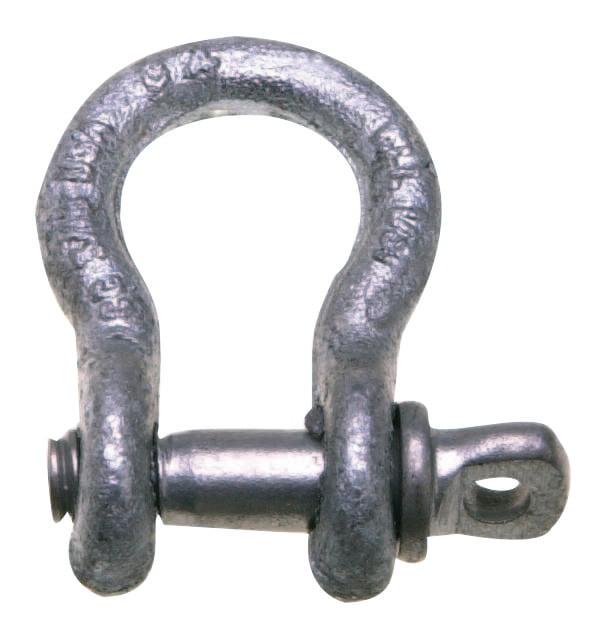 419 Series Anchor Shackles 1/2 in Bail Size Screw Pin Shackle 24 Pack 2 Tons 