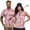 Pink Hunting Camo, variant on HUIACONG Couples Matching Golf Shirts for Men Quarter Zip Collared Short Sleeve Quick Dry Breathable Athletic Mens Shirts Sleeveless Golf Tops for Women for Daily Golfing Vacation Blue Gradient Man S