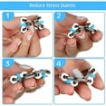 thumbnail image 4 of Piezas Fidgets Chain Fidget Toy con Bolsa de Almacenamiento, Cadena para Alivio del Estrés Llavero Fidget Flippy Toy, para TDAH y ADD, Alivio de la Ansiedad, Juguetes de Cadena de Bicicleta para Adultos Adolescentes, Rojo, Verde, Amarillo, Azul, Negro oso de fresa Electrónica, 4 of 5