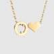 thumbnail image 1 of Collar con colgante de alfabeto inglés Love 26 para mujer, cadena de clavícula de acero inoxidable personalizada y de moda, 1 of 6