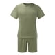 thumbnail image 5 of Camisas de verano Kakina CMSX para hombre, liquidación, conjunto de 2 piezas de camiseta informal de manga corta y pantalones cortos deportivos ajustados., 5 of 7