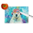 thumbnail image 4 of Carolines Treasures DAC4028LCB 15 x 12 in. Unisex Hippie Animal Polar Bear Glass Cutting Board, 4 of 5