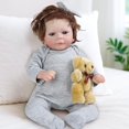 thumbnail image 3 of Muñeca Reborn KidCuddz con pelo enraizado a máquina, 43 cm, 3 of 7