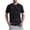 Black, variant on Mens Workout Shirts Short Sleeve Quick Dry Print T Shirts Moisture Wicking Lightweight Crewneck Blouses Loose Trendy Athletic Running Gym Top