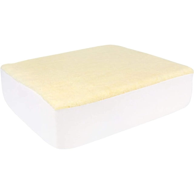LZHF Extra Wide Seat Cushion - Foam Cushion 5 Inch Thick Adult Booster Seat Elevation Pillow with Washable Slip-on Cover - Portable Pain Relief