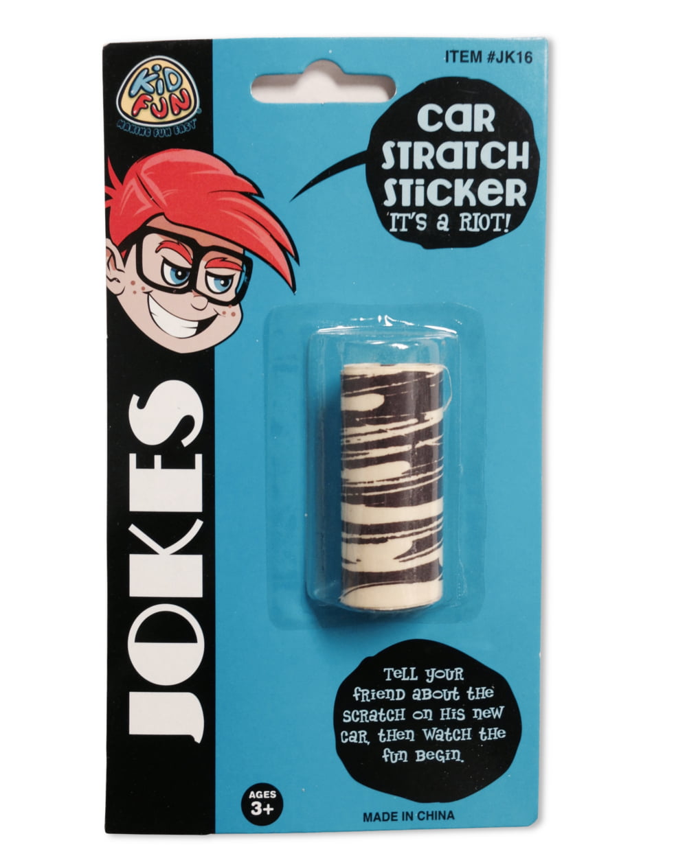 Details about   Fake Car Scratch Sticker Classic Joke & Prank Novelty Tricks 