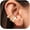 Set B Diamond Ear Cuff Set, variant on Gold Ear Cuff Earrings for Women Non Piercing, 14K Gold Plated Ear Cuffs Non Piercing, Clip-On Cartilage Earring, Fake Earrings For Women