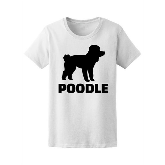 Poodle Silhouette Tee Women's -Image by Shutterstock