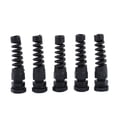 thumbnail image 1 of Bgsha 5pc Waterproof Cable Gland Connector Flexible Spiral Strain Relief Protector, 1 of 9