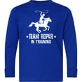 thumbnail image 3 of Inktastic Team Roper in Training Cowboy Long Sleeve Youth T-Shirt, 3 of 5