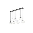 thumbnail image 7 of Baxter 7 Lights Black Pendant With Clear Glass, 7 of 7