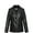 Black, variant on Women's Plus Size Leather Blazer Jacket (Black, 0X)