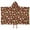 Red Christmas Ornament, variant on Red Christmas Plaid and Snowflake Pattern Hooded Bath Towel，50"x30" for Ages 3 To 12 Kids, Quick Dry Lightweight Soft Microfiber Hood Beach Towel Cover Up for Kids