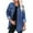 Dark Blue, variant on Wiyuqeen Oversized Denim Jacket Long Sleeve Distressed Boyfriend Jean Coat Button Down Lapel Jean Trucker Jacket for Women Girls