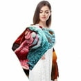 thumbnail image 4 of Thanksgiving Turkey Translucent Chiffon Hair Scarf - Breathable Silk Wrap for Women - 180*73 Size - Lightweight Headband and Fashion Accessory, 4 of 6