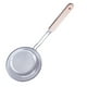 thumbnail image 3 of Bewildely Colador, colador, fideos, espátula para cocinar, Pasta, aceite, cuchara, colador, herramienta de cocina, mango de madera, acero inoxidable, Cocina y Comedor 14 # Bewildely HA000750-01, 3 of 6