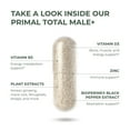 thumbnail image 7 of Primal Harvest Total Male+, 2 Pack: Men's Multivitamin for Bone & Muscle Support with Vitamin D3, B3, Zinc, Horny Goat Weed, Maca Root & Black Pepper Extract (90ct), 7 of 7