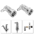 thumbnail image 4 of 2 Pcs Keg Coupler Adapter,Beer Keg Coupler,Quick Connector Dispenser,Stainless Steel Keg Coupler Ball-Lock MFL1/4-Inch,Mini Kegs Adapter, 4 of 8