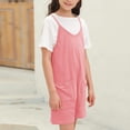thumbnail image 5 of Ruyang Girls Rompers Wide Leg Shortalls Spaghetti Strap Jumpsuits Sleeveless Overalls Loose Short Rompers Wide Leg Jumpsuits, 5 of 8