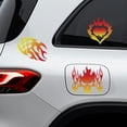 thumbnail image 2 of 5Pcs Flame Car Decal Stickers Flame Stripe Racing Car Vinyl Sticker Racing Sports Waterproof Vinyl Car Window Decals for Off-Road Vehicles Motorcycles Bike Skateboard Laptop Cup, 2 of 9