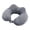 Grey, variant on Lshylf Travel Neck Pillow Memory Foam Comfortable Washable Cover For Airplane Car(Purple,One Size)