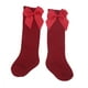 thumbnail image 2 of Lindos Calcetines Hasta La Rodilla de Algodón para Bebés Con Lazo, Elegantes y Cómodos, Adecuados para Uso Diario, Entretenimiento y Vijes, 2 of 7