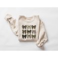 thumbnail image 2 of Camo Bow Sweatshirt, Camouflage Coquette Bow Graphic, Duck Hunting Inspired Crewneck, For Unisex, 2 of 6