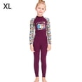 thumbnail image 2 of Muebles multicolores Traje de buceo Mangas largas y pantalones Mono de traje de baño para Snorkel Surfing Aplicable a todas las temporadas PURPLE XL sidaley OD003660-09, 2 of 7