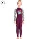 thumbnail image 2 of Muebles multicolores Traje de buceo Mangas largas y pantalones Mono de traje de baño para Snorkel Surfing Aplicable a todas las temporadas PURPLE XL Inevent OD003660-09, 2 of 7