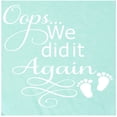 thumbnail image 3 of Oops We Did It Again Shirt, Pregnancy Announcement Shirt, Surprise Pregnancy Announcement (Mint, Large), 3 of 6