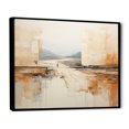thumbnail image 2 of Designart "Earthy Road Art I" Abstract Collages Floater Framed Wall Art Prints, 2 of 5