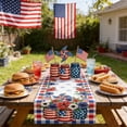thumbnail image 2 of XGFHYJEH Independence Day Table Runner Fourth of July Table Runner Holiday Decor 13x72 Inch Memorial Day Patriotic Table Runners for Dinning, Party, Kitchen 4th of July Decoration, 2 of 5
