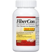 FiberCon Fiber Therapy for Regularity, Caplets, Value Size 140 caplets (Pack of 2), Gentle enough for everyday use By Brand Fibercon