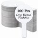 thumbnail image 1 of Juego de 100 paletas blancas de borrado en seco: tableros portátiles de doble cara for subastas, licitaciones y uso en fiestas, 1 of 2