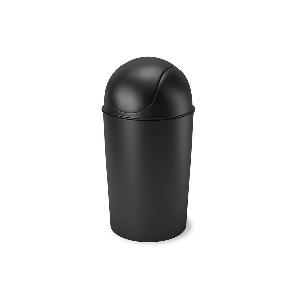 Umbra Grand 10 Gallon (38L) Kitchen Trash Can, Black