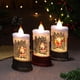 thumbnail image 4 of ¡Liquidación de luces navideñas! Decoración navideña: Velas luminosas rellenas de agua, adornos navideños, bolsa de regalo roja para personas mayores, adorno de escritorio, ¡oferta relámpago!, 4 of 8