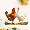 thumbnail image 1 of Adhesivos de pared de PVC con pollos, gallos y gallinas de granja, 1 of 3