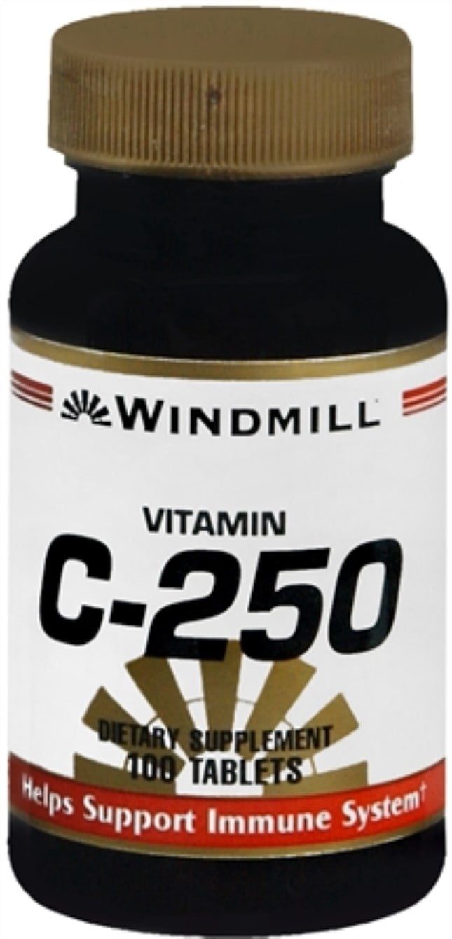 Windmill Vitamin C250 Tablets 100 Tablets (Pack of 3)