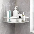 thumbnail image 4 of 1pc Bathroom Storage Rack, Free Punch Bathroom Storage Rack, Triangular Toilet Wall Mounted Kitchen Storage Rack, 4 of 5