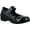Black/Silver/Blue Patent, variant on Easy Works by Easy Street Letsee Women's Slip Resistant Mary Jane Clog Work Shoe