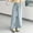 Light Blue, variant on Dpytoraw Kids Distressed Baggy Wide Leg Jeans Elastic Waist Loose Denim Pants Blue Size 5-6 Years