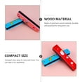 thumbnail image 2 of Miangastore Child Harmonica Double Row Diatonic Musical Instrument 4Pcs Wood, 2 of 8