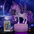 thumbnail image 1 of Unicorn Night Light for Kids Baby, Unicorn Toys, Unicorn Gifts for Girls, 16 Color Changing Unicorn Lights Lamp with Remote Control, Unicorn Bedroom B, 1 of 5