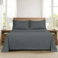 thumbnail image 4 of Mainstays Super Soft Brushed Microfiber Pillowcase Set, Soothing Gray, Standard/Queen, 2 Piece, 4 of 7