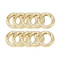 thumbnail image 4 of 10Pcs Durable Carabiner Snap Clips Organizing Accessory Buckles Connector Clasp hook Clamp for Keychain Handbag , Aureate, 4 of 8