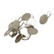 thumbnail image 1 of Pendientes Zulema Base de cabujón redondo 25 mm Estilo francés, 1 of 8