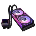 thumbnail image 4 of Sistema de Enfriamiento Líquido XPG Levante II 240, de 240mm, Soporta Socket Intel LGA 1851, LGA 1700 y AMD AM5, Con Iluminación LED RGB, Color Negro., 4 of 4