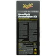 Meguiar's Heavy Duty Headlight Restoration Kit, G2980, 1 Pack