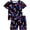 Black Gamer K, variant on WIBACKER 2-Piece Summer Pajamas for Kids Boys Spider Short Sleeves Tee and Shorts Toddler Cool PJs Set Size 3-12Y