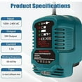 thumbnail image 4 of NEW Car Battery Charger For Bos-.ch 18V Li-ion Battery Charger Compact Chargers with LED Indicator Cigarette Lighter Plug Vehicle, 4 of 8
